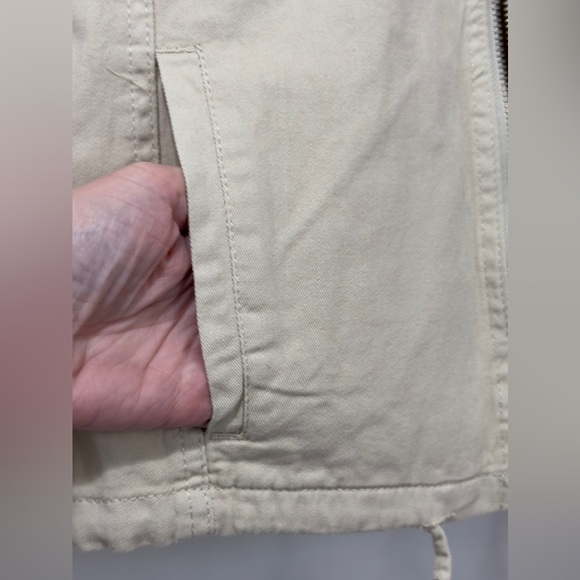 BLANKNYC Bomber/Military Style Jacket in Buff/Cream Color (Medium) - Picture 6 of 11